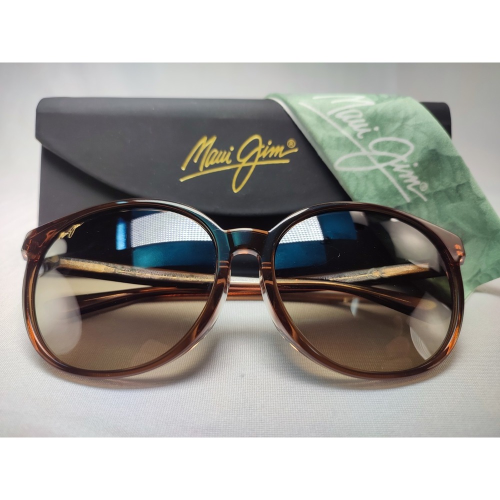 Maui Jim Water Lily MJ706-18C Brown Sunglasses 62-14-140 w/ Case